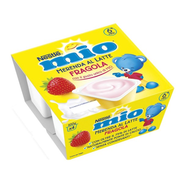 MIO Mer.Lattea Fragola 4x100g