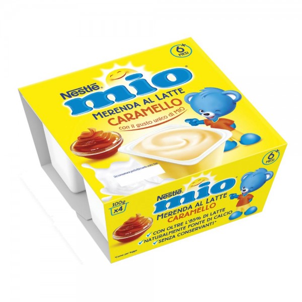 MIO Mer.Latte Caramel 4x100g