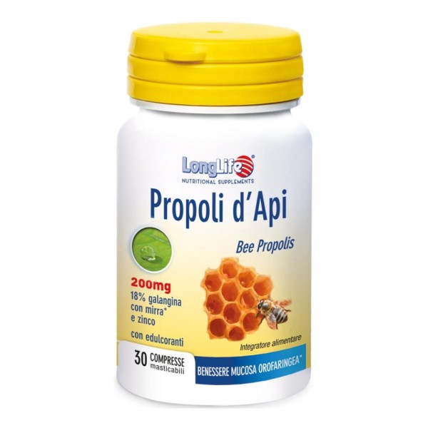 LONGLIFE PROPOLI D'API 30CPR LONGLIFE PROPOLI D'API 30CPR