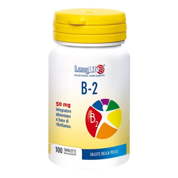 LONGLIFE B-2 50mg 100 Tav. LONGLIFE B-2 50mg 100 Tav.