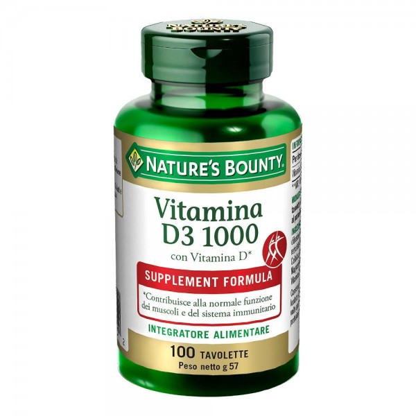 NATURE'S B.Vit.D3/1000 100 Tav