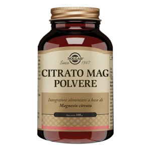 CITRATO MAG Polv.108g SOLGAR