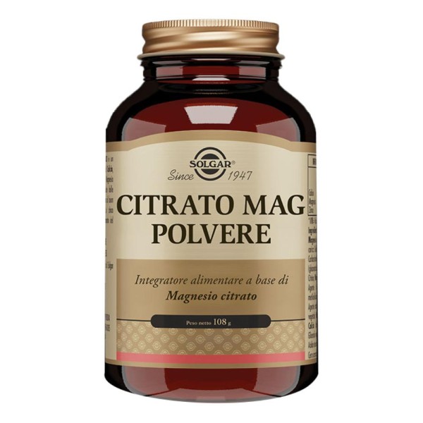 CITRATO MAG Polv.108g SOLGAR CITRATO MAG Polv.108g SOLGAR