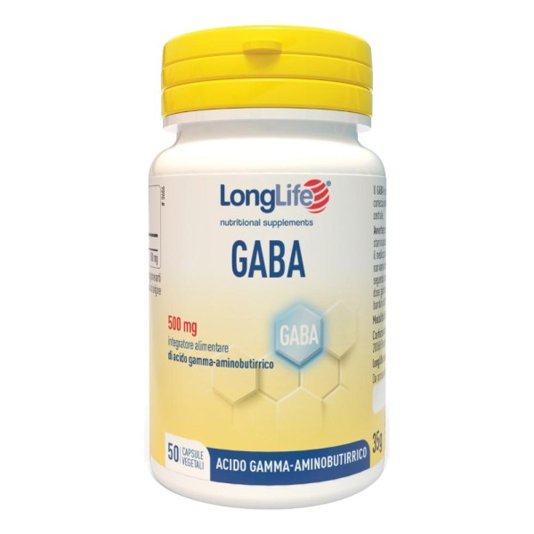 LONGLIFE GABA 500mg 50 Cps LONGLIFE GABA 500mg 50 Cps