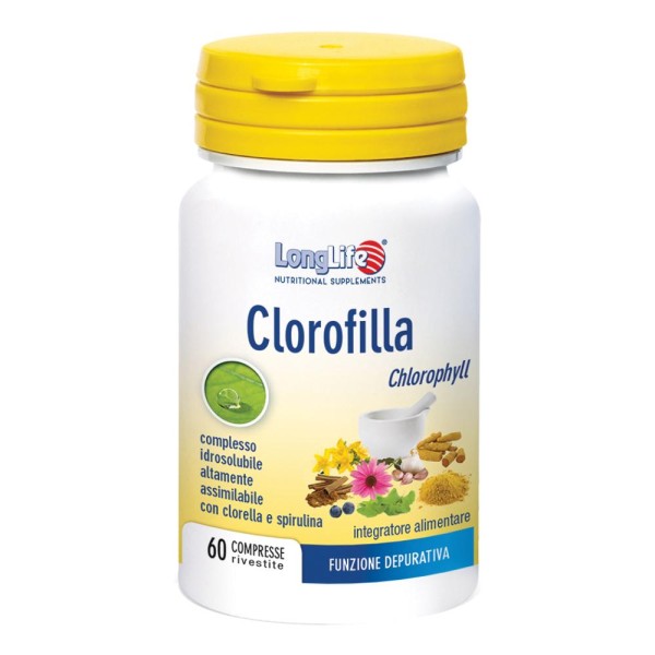 LONGLIFE CLOROFILLA 60Cpr LONGLIFE CLOROFILLA 60Cpr