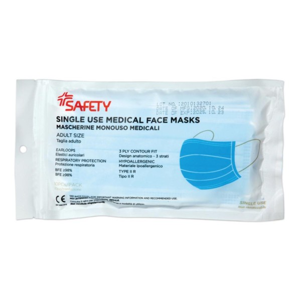 MASCHERINA Chirurg.10pz SAFETY MASCHERINA Chirurg.10pz SAFETY