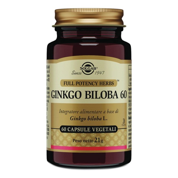 GINKGO BILOBA 60 Cps*SOLGAR