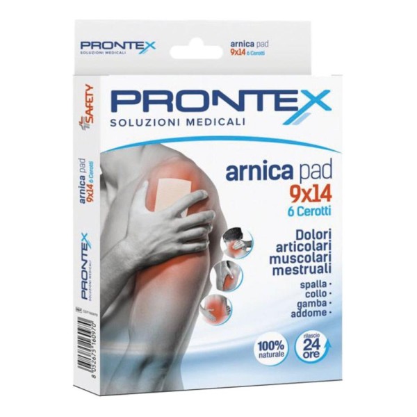 PRONTEX Arnica Pad 9x14 6pz PRONTEX Arnica Pad 9x14 6pz