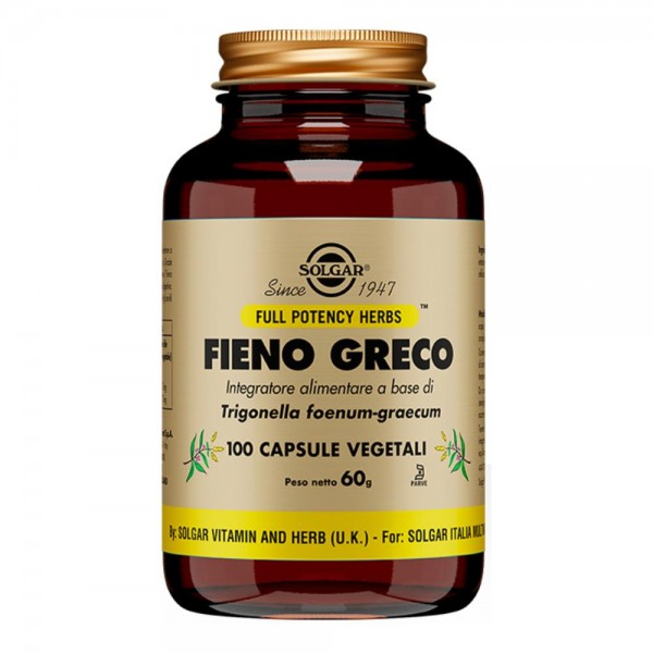 FIENO GRECO 100 Cps SOLGAR