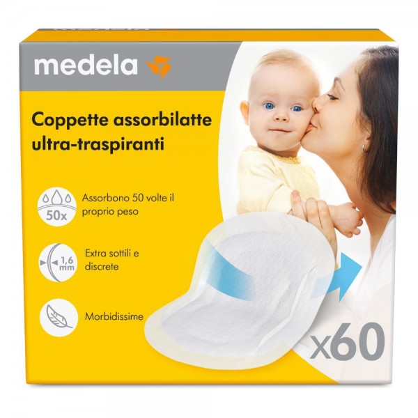 MEDELA Coppette*Assorbil.60pz