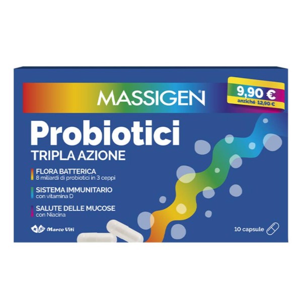MASSIGEN Probiotici 10 Cps MASSIGEN Probiotici 10 Cps