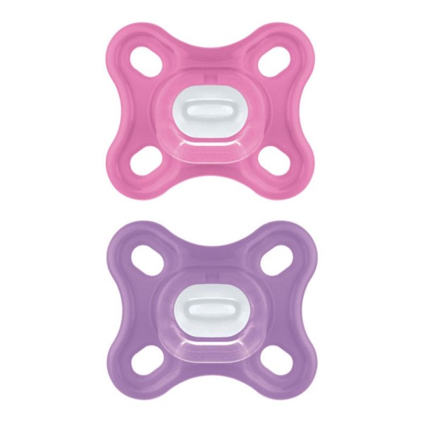 MAM COMFORT 0-3M SIL FEMM 2PZ