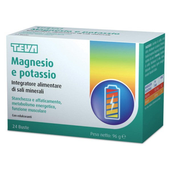 MAGNESIO POTASSIO 24 BusteTEVA MAGNESIO POTASSIO 24 BusteTEVA