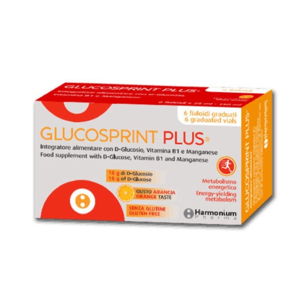 GLUCOSPRINT Plus Arancia 6f. GLUCOSPRINT Plus Arancia 6f.