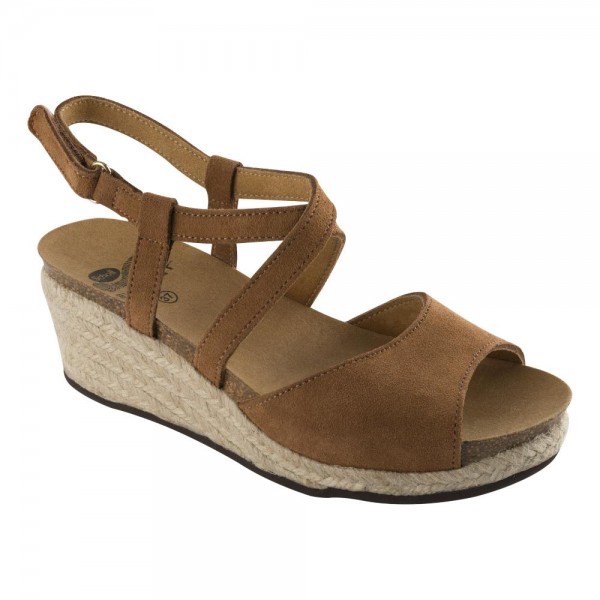 PAULINE SUEDE D TAN 37