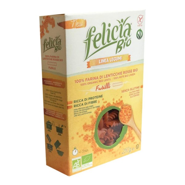 FELICIA Bio Fusilli Lenticchie FELICIA Bio Fusilli Lenticchie