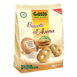 GIUSTO S/G Bisc.Avena 250g