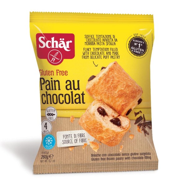 SCHAR PAIN AU CHOCOLAT 4X65G