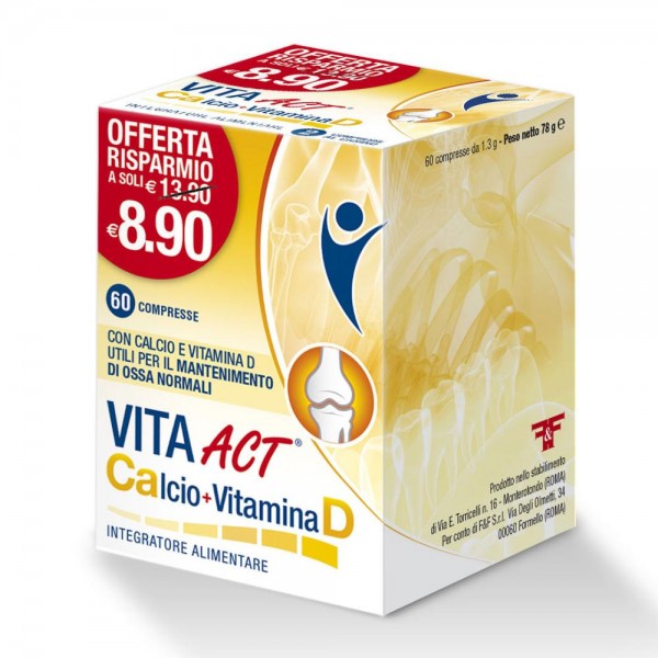 VITA ACT Calcio+Vit.D 60Cpr