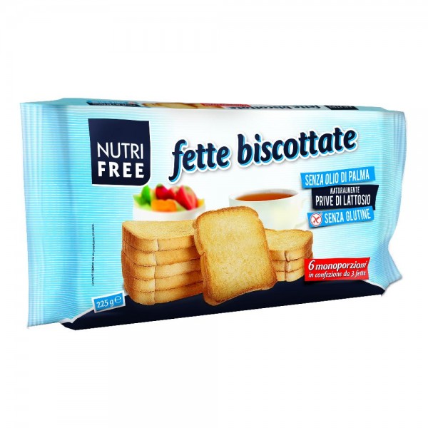 NUTRIFREE Fette Bisc.225g