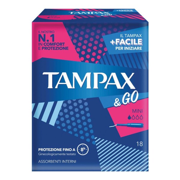 TAMPAX&GO Mini 18pz