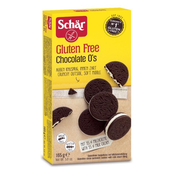 SCHAR Bisc.Chocolate O'S 165g