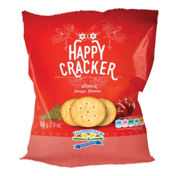 HAPPY FARM Crackers Pizza 60g HAPPY FARM Crackers Pizza 60g