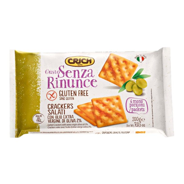 GUSTO S/Rinunce Crackers 200g GUSTO S/Rinunce Crackers 200g