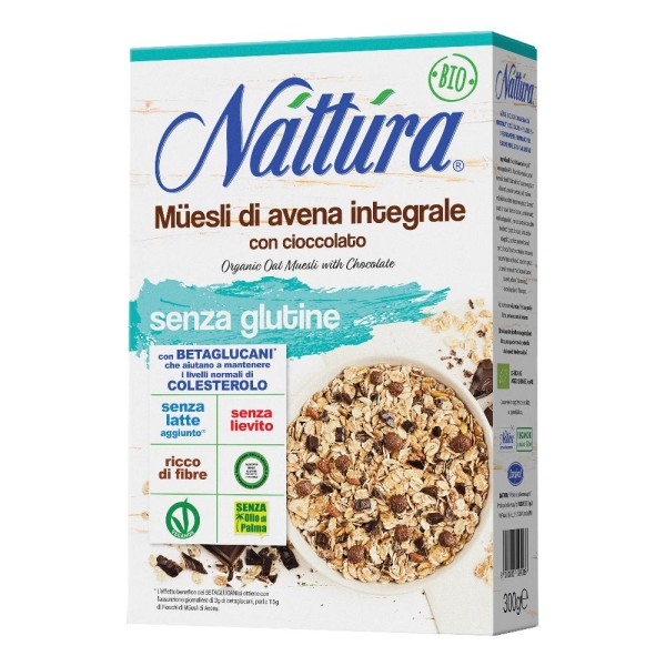 NATTURA Muesli Avena Ciocc300g NATTURA Muesli Avena Ciocc300g