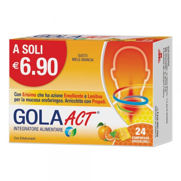 GOLA ACT Miele/Arancia 24Cpr
