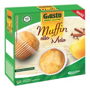 GIUSTO S/G Muffin Mela 200g