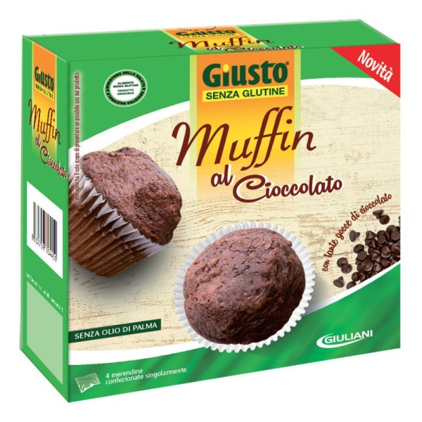 GIUSTO S/G Muffin Ciocc.200g GIUSTO S/G Muffin Ciocc.200g