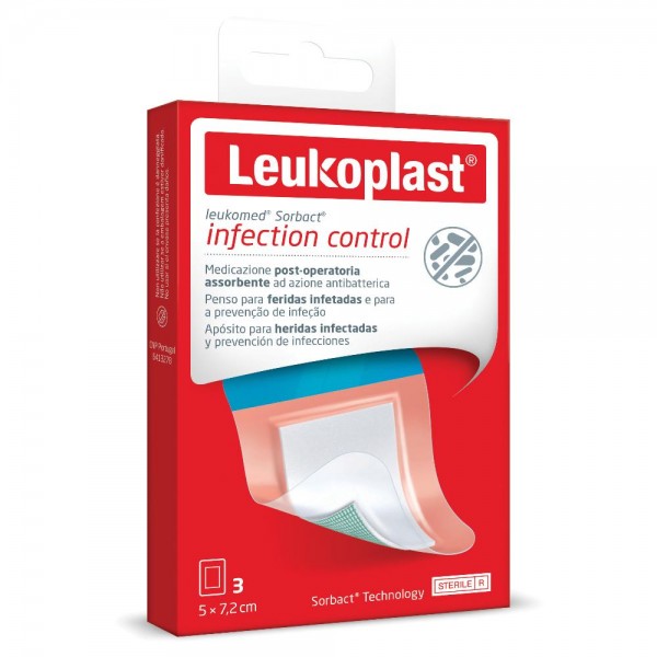 LEUKOMED Sorbact  5x7,2cm