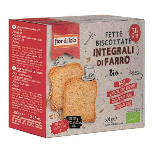 FdL Fette Bisc.Farro Int.300g FdL Fette Bisc.Farro Int.300g