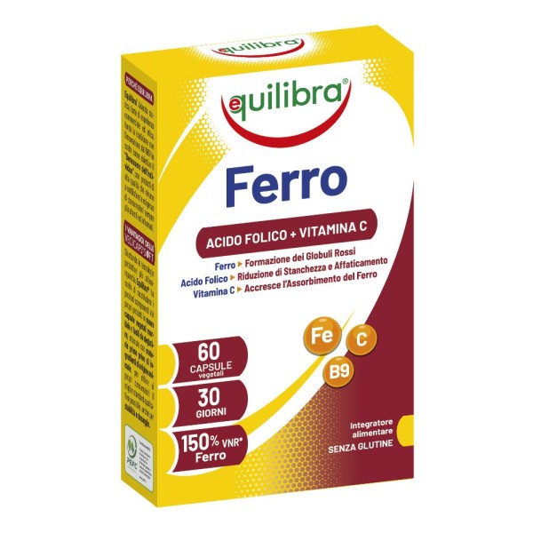 EQUILIBRA Ferro+Vit.C 60 Cps EQUILIBRA Ferro+Vit.C 60 Cps