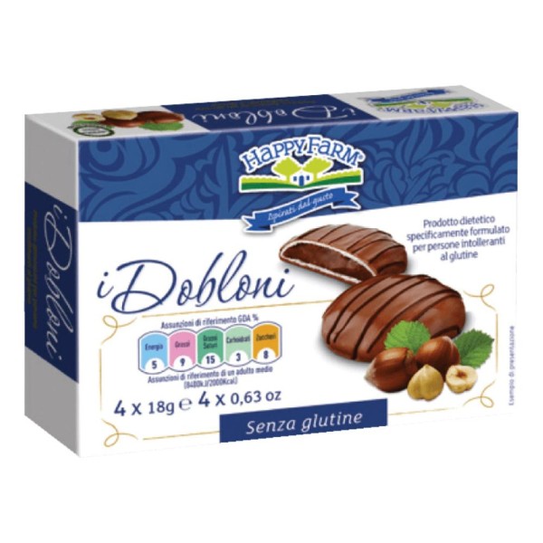 HAPPY FARM Bisc.I Dobloni 48g HAPPY FARM Bisc.I Dobloni 48g
