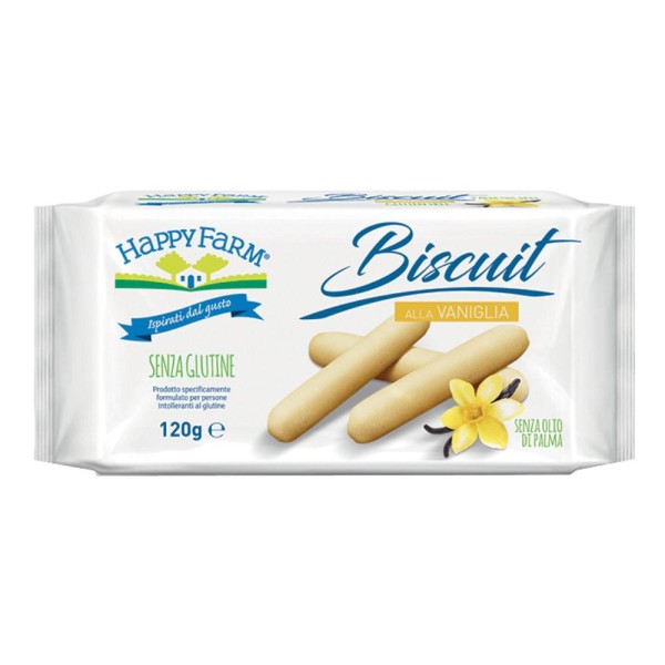 HAPPY FARM Bisc.Vanigllia 120g HAPPY FARM Bisc.Vanigllia 120g