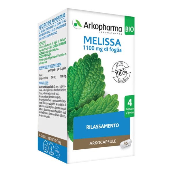 ARKOCAPSULE Melissa Bio 45Cps ARKOCAPSULE Melissa Bio 45Cps