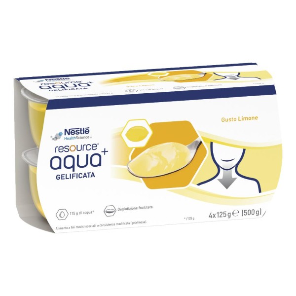 RESOURCE AquaGel Limone 4x125g RESOURCE AquaGel Limone 4x125g