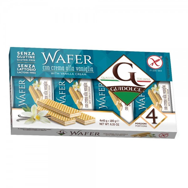 GUIDOLCE Wafer Vaniglia 4x45g