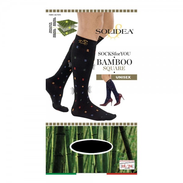 SOCKS FY BAMBOO SQUARE BL M