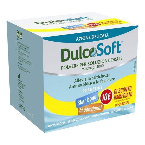 DULCOSOFT 20BUST BIPACK 1+1