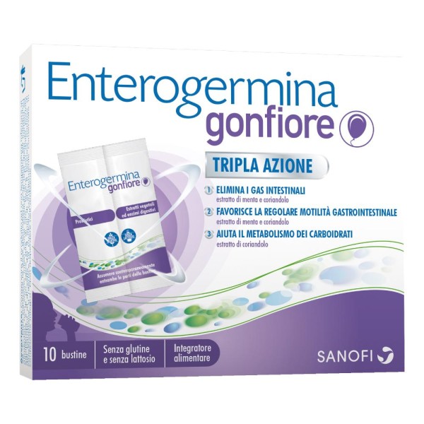 ENTEROGERMINA GONFIORE 10+10BU ENTEROGERMINA GONFIORE 10+10BU