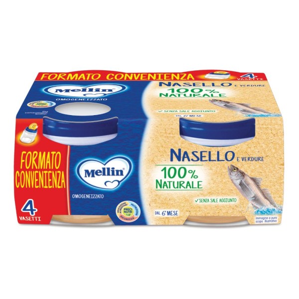 OMO MELLIN Nasello 4x80g