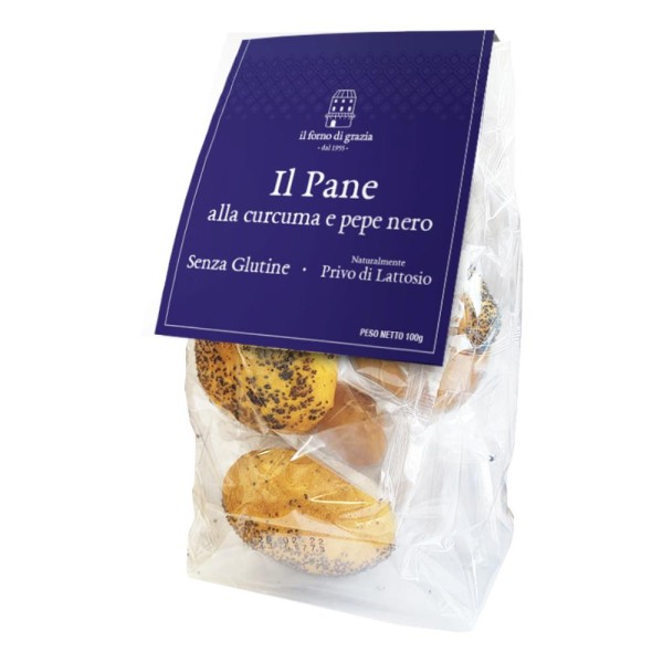FORNO GRAZIA Pane Curcuma 200g FORNO GRAZIA Pane Curcuma 200g
