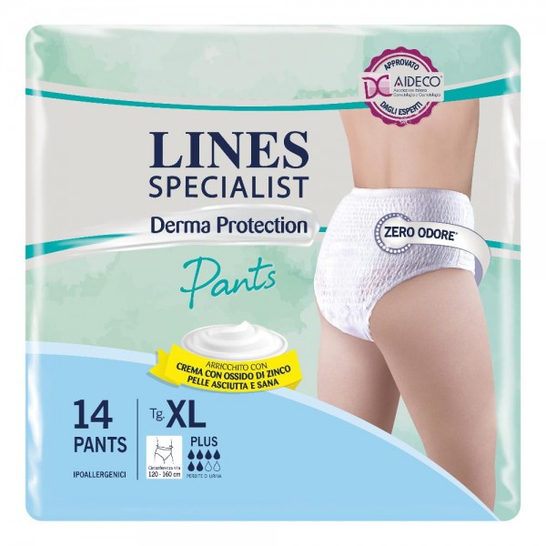 LINES SP DERM Pants Pl.XL 14pz