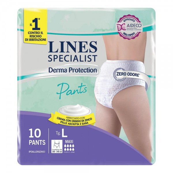 LINES SP DERM Pants Mx L 10pz