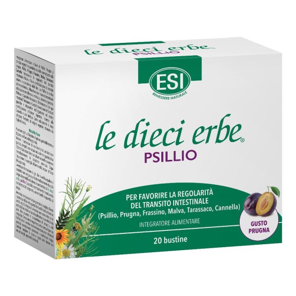 LE DIECI ERBE Psillio 20 Bust. LE DIECI ERBE Psillio 20 Bust.
