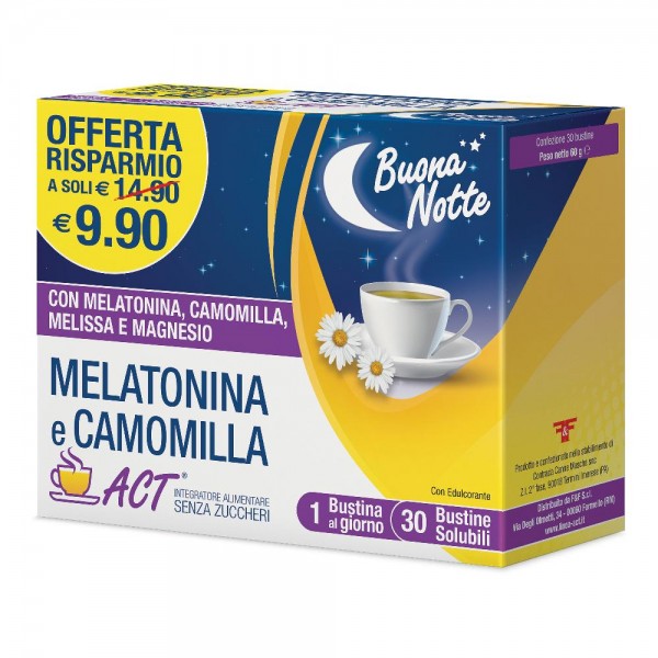 MELATONINA ACT +CAMOMIL 30BUST