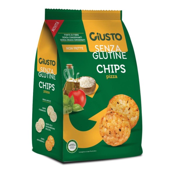 GIUSTO S/G Chips Pizza 40g GIUSTO S/G Chips Pizza 40g